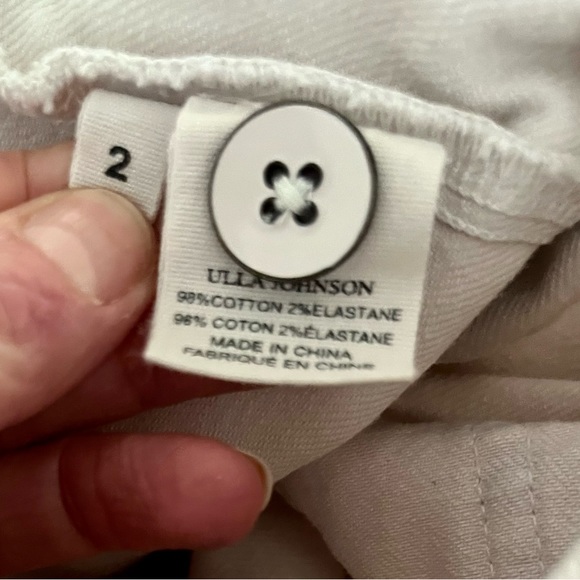 Great Pre Owned condition Ulla Johnson high-waisted beige denim size 2 - Picture 7 of 8